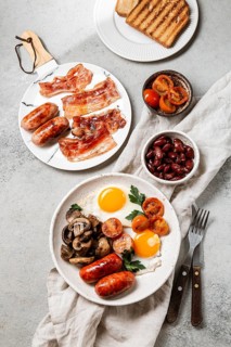 Tasty breakfast meal composition