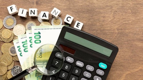 Finance calculator bank notes