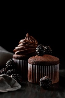 Arrangement delicious chocolate sweets