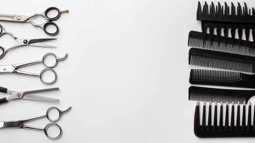 Set combs scissors