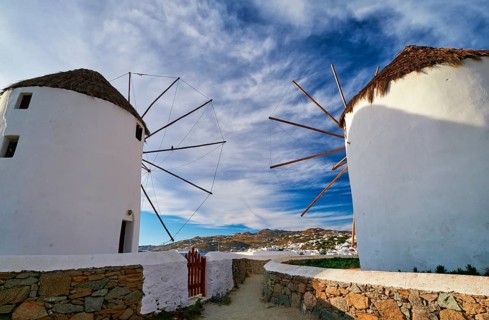Famous tourist attraction of Mykonos