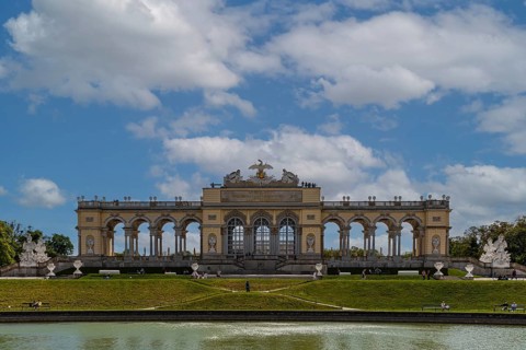 Early Classicist collonade Gloriette