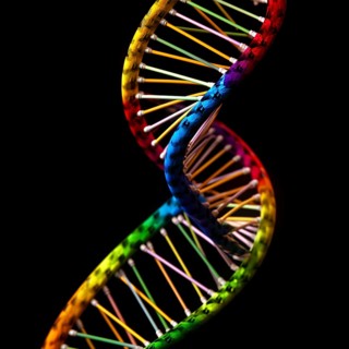 Symbolic image DNA double helix