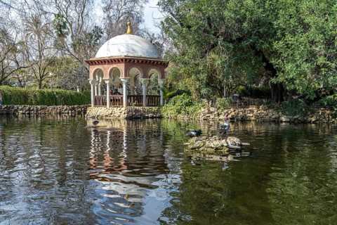 King Alfonso Xii Pavilion in Maria Luisa Park