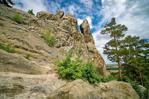 Rock formation Drei Zinnen