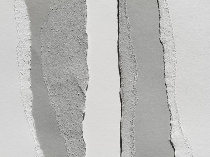 Gray shreds paper