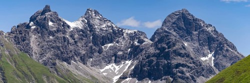 Panorama from Wildengundkopf to Oefnerspitze