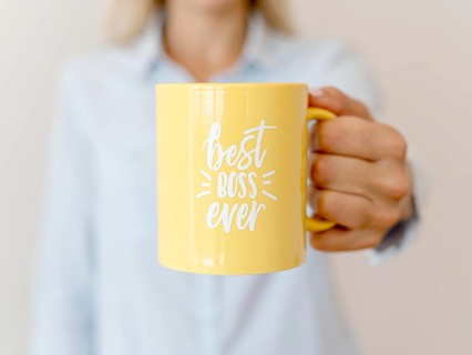 Mug with best boss message
