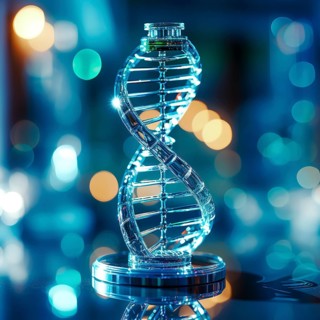 Symbolic image DNA double helix