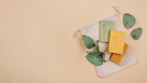 Homemade soap blocks