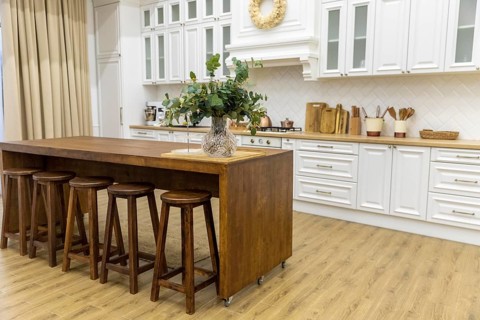 Kitchen interior design wooden furniture
