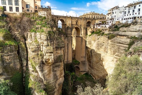Puente Nuevo New Bridge over the Tajo de Ronda Gorge and the Old Town La Ciudad