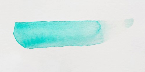 Turquoise brush stroke white background