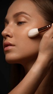 Beautiful young girl with a light natural make-up