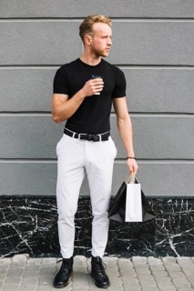 Handsome male casual outfit