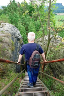 Hiking at the Rauenstein