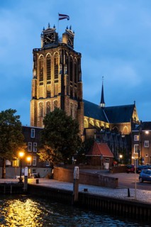 Grote Kerk Dordrecht at the blue hour