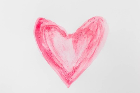 Red symbol heart