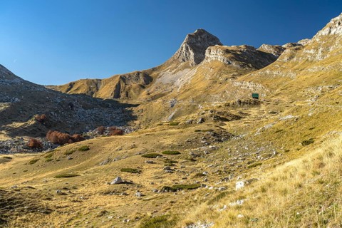 Mountain landscape at Sedlo Pass