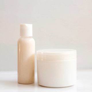 Bottles cosmetics