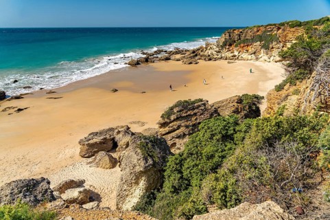 The Calas de Roche beach coves near Conil de la Frontera