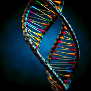 Symbolic image DNA double helix