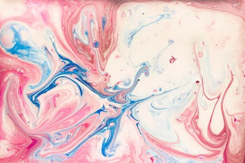 Abstract blend colored paint