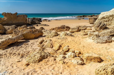 The Calas de Roche beach coves near Conil de la Frontera