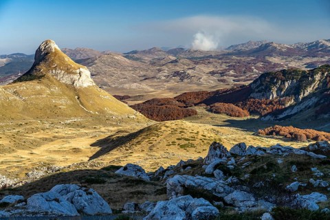Mountain landscape at Sedlo Pass