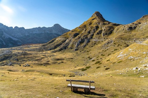 Bench in Durmitor National Park