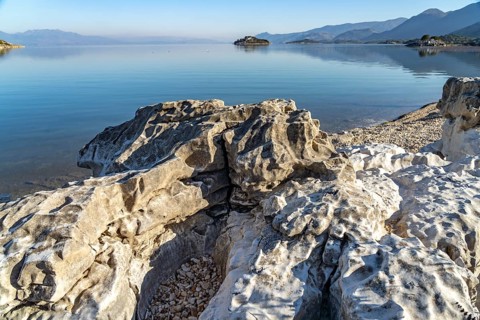 Lake Scutari beach near the village of Donji Murici