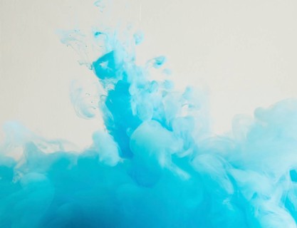 Abstract dense blue cloud haze