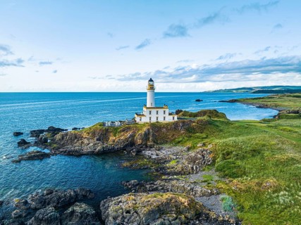 Turnberry Lighthouse from a drone