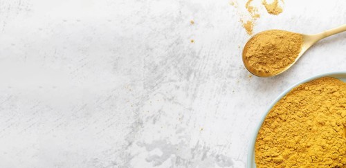 Organic yellow food powder