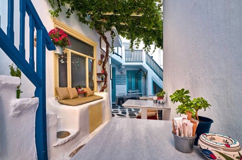 Charming traditional narrow cobbled streets