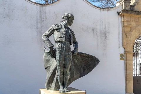 Statue of Torero Cayetano Ordonez