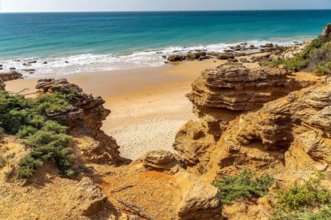 The Calas de Roche beach coves near Conil de la Frontera