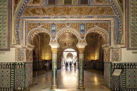 Room with Philip II's ceiling Salon del techo de Felipe II