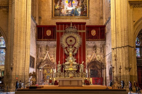 Silver altar