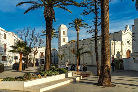 The church Iglesia de Santa Catalina in Conil de la Frontera
