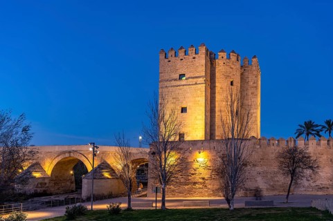 Watchtower Torre de la Calahorra at dusk
