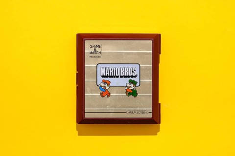Original handheld from Nintendo with Mario and Luigi
