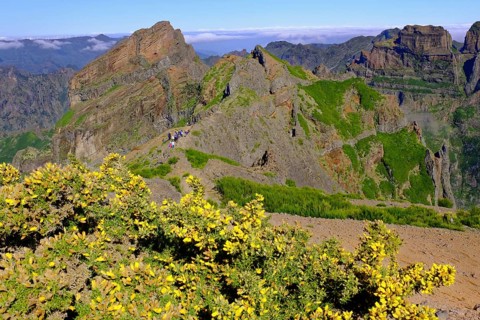 Berge am Pico Arieiro 1818 m