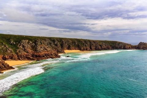 View of cliffs