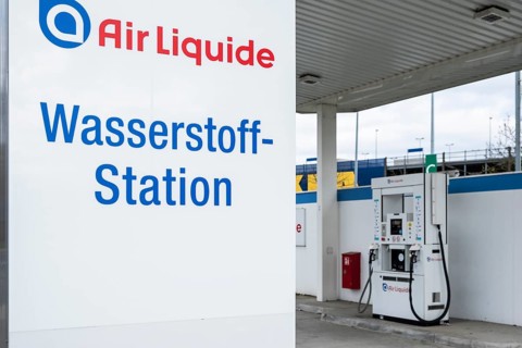 Hydrogen filling station in Duesseldorf