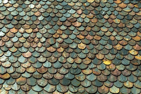 Traditional slate roof