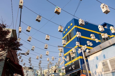 Hand-painted lanterns