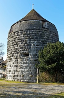Riedholz tower of the baroque city fortification Riedholzschanze