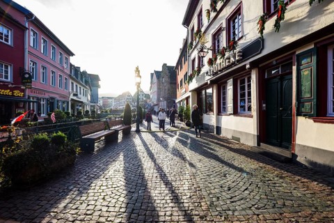 Shopping street in Bad Muenstereifel
