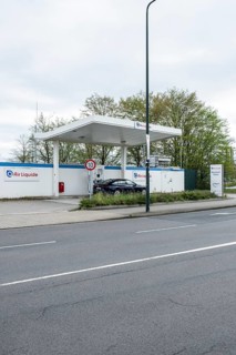 Hydrogen filling station in Duesseldorf